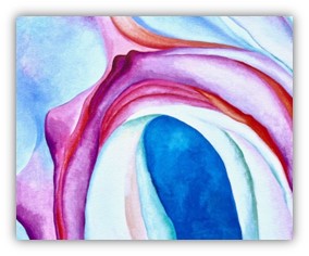 Art Playshop - Painting the Essence of Flowers, Channeling Georgia O'Keeffe